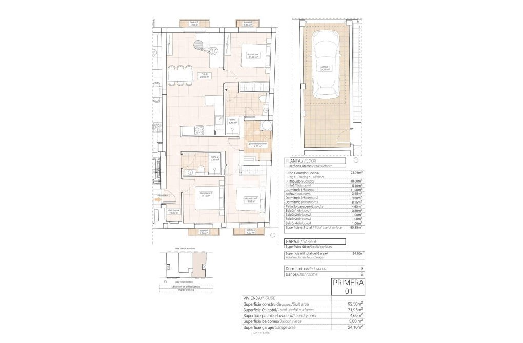 Construction Neuve - Appartement - Hondón de las Nieves - Pueblo