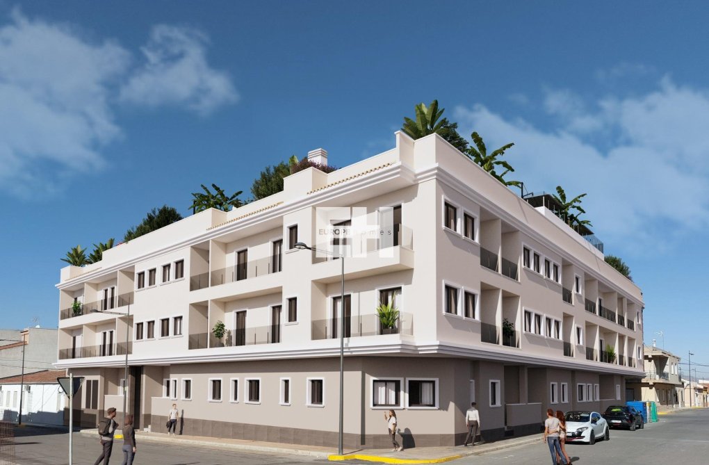Construction Neuve - Ground floor apartment - Algorfa - Pueblo