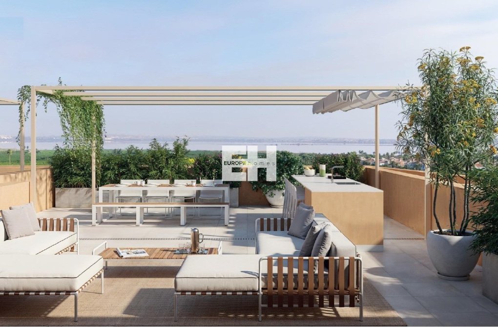Neubau - Bungalow im obersten Stockwerk - Torrevieja - Los Balcones 