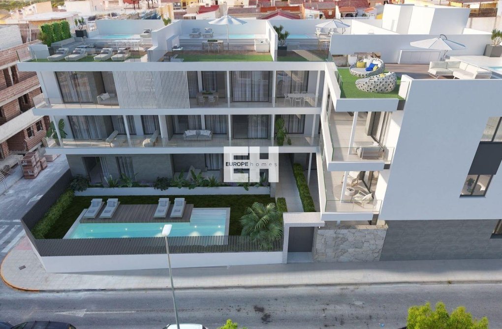 New Build - Ground floor apartment - Benijofar - Pueblo