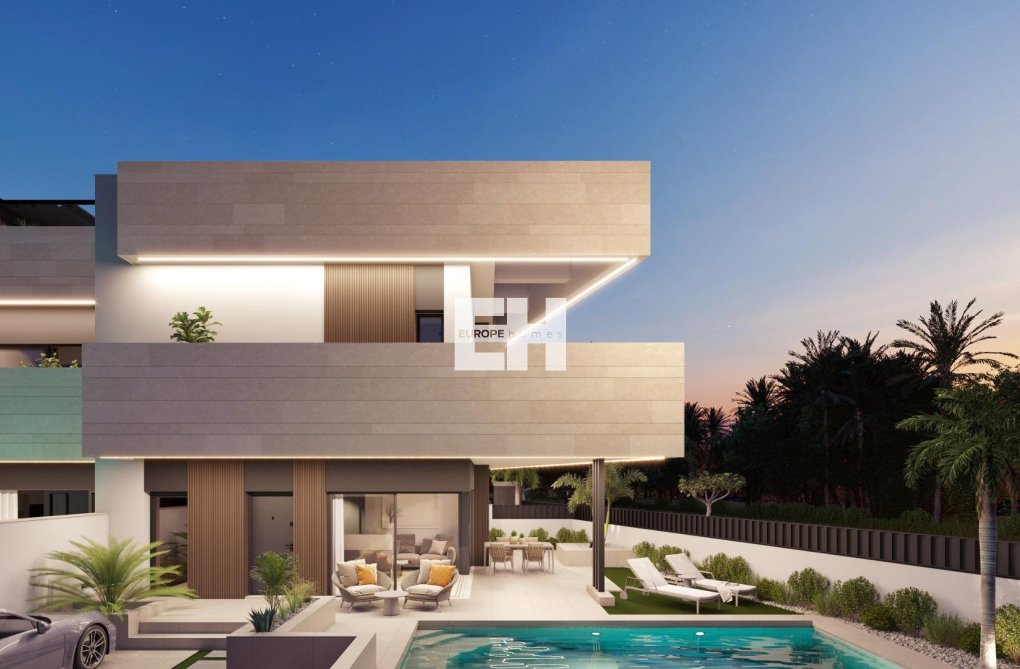 New Build - Semidetached - Pilar de la Horadada - parques de Andromeda