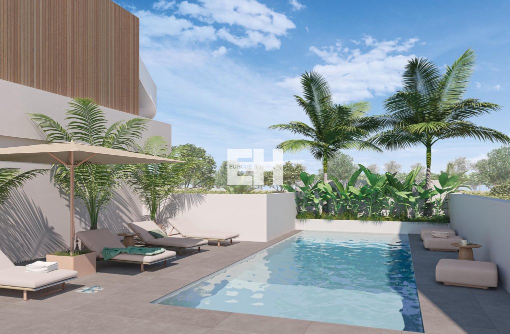 New Build - Semidetached - Pilar de la Horadada - pueblo