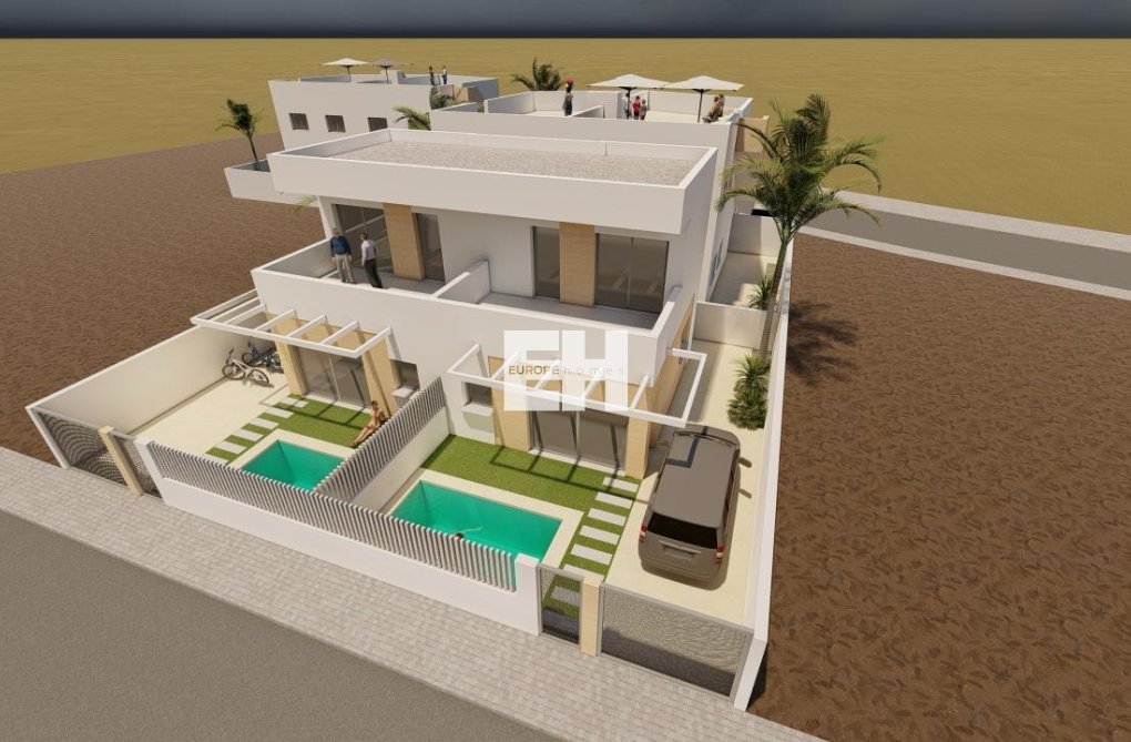 New Build - Semidetached - Puerto de Mazarron - Mar De Plata