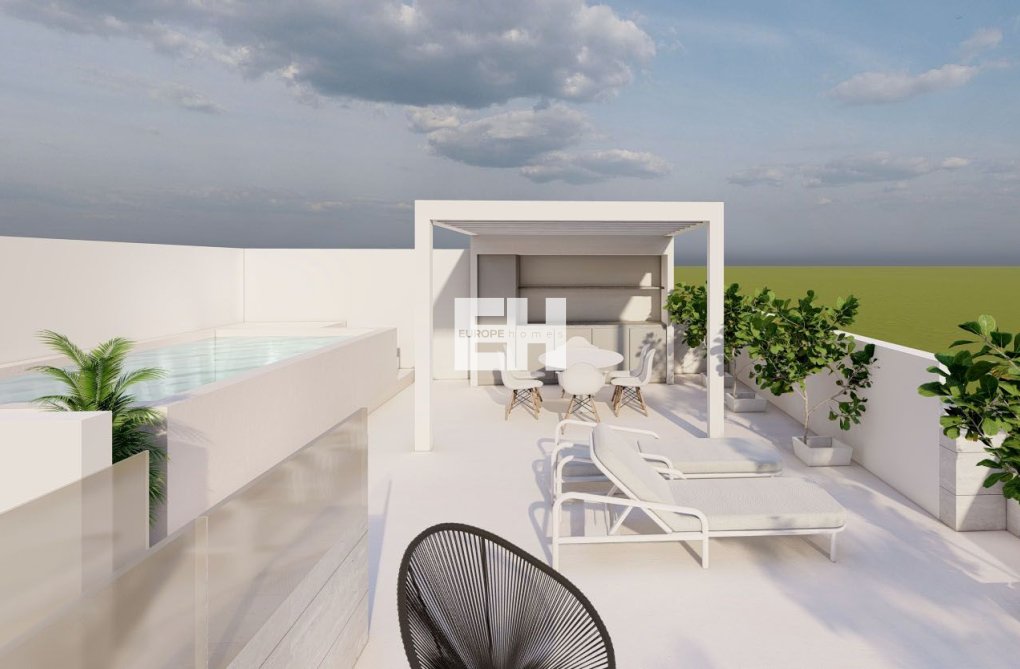 New Build - Top floor bungalow - Pilar de la Horadada - pueblo