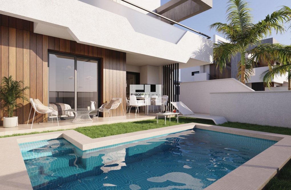 Nieuwbouw - Bungalow op de begane grond - Puerto de Mazarron - Playa Negra