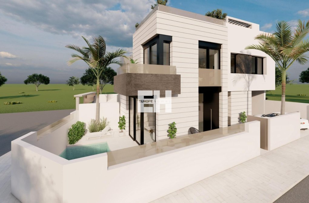 Nieuwbouw - Bungalow op de bovenste verdieping - Pilar de la Horadada - pueblo