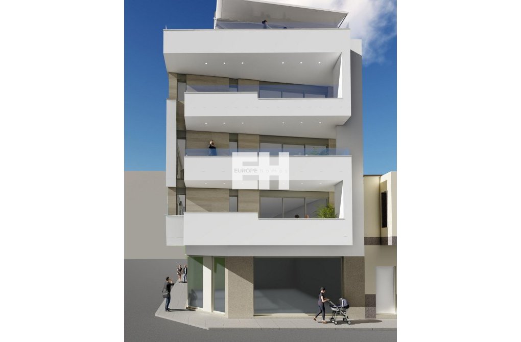 Nieuwbouw - Ground floor apartment - Torrevieja - Playa del Cura