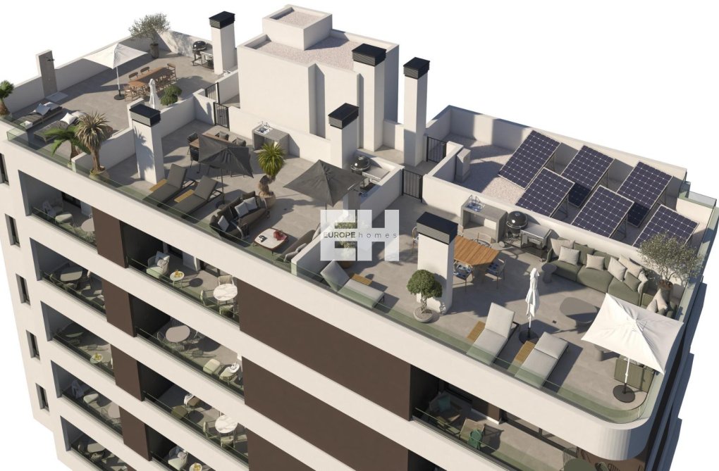 Nieuwbouw - Penthouse - Santa Pola - pueblo