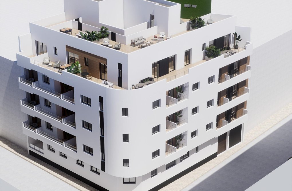 Nieuwbouw - Penthouse - Torrevieja - pueblo