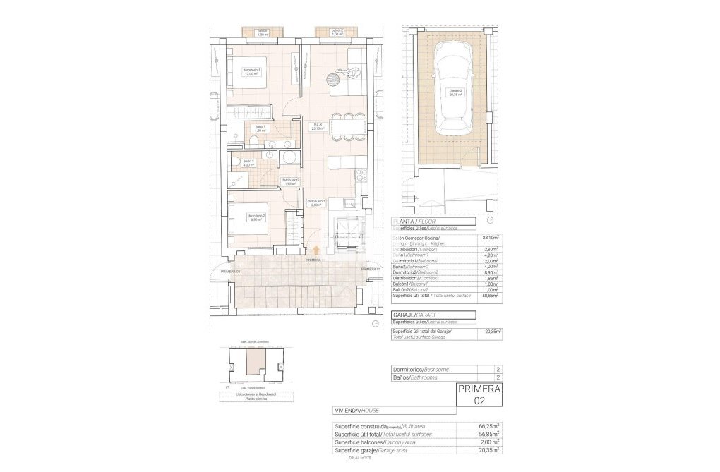 Obra Nueva - Apartamento  - Hondón de las Nieves - Pueblo