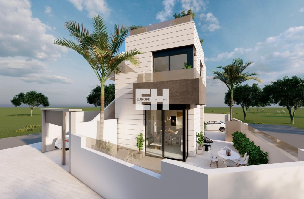 Obra Nueva - Bungalow en planta alta - Pilar de la Horadada - pueblo