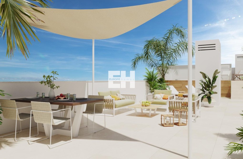 Obra Nueva - Bungalow en planta alta - San Juan de los Terreros - Mar De Pulpí