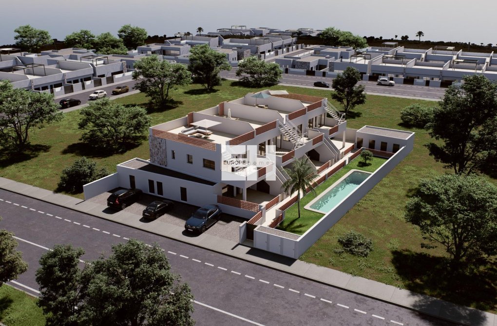 Obra Nueva - Bungalow en planta baja - Pilar de la Horadada - Parque del Mediterraneo
