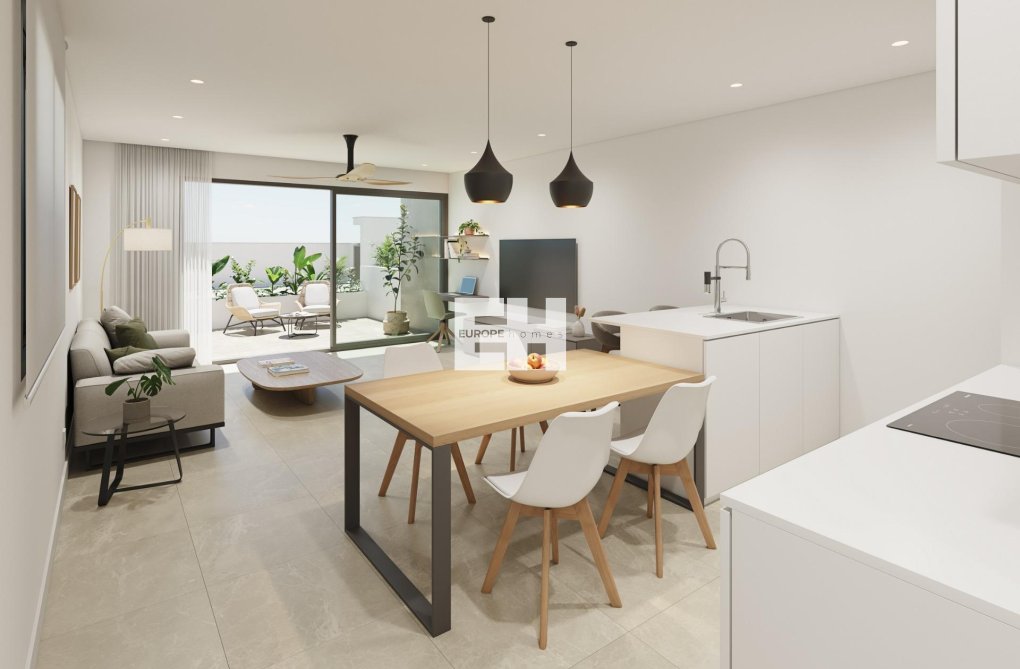 Obra Nueva - Bungalow en planta baja - Pilar de la Horadada - pueblo