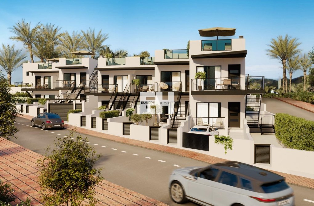 Obra Nueva - Bungalow en planta baja - Puerto de Mazarron - Playa Negra