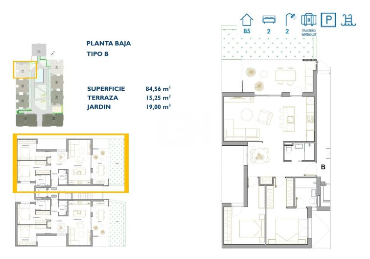 New Build - Ground floor apartment - San Pedro del Pinatar - Pueblo