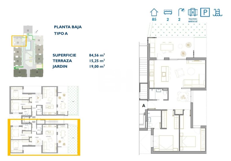 New Build - Ground floor apartment - San Pedro del Pinatar - Pueblo