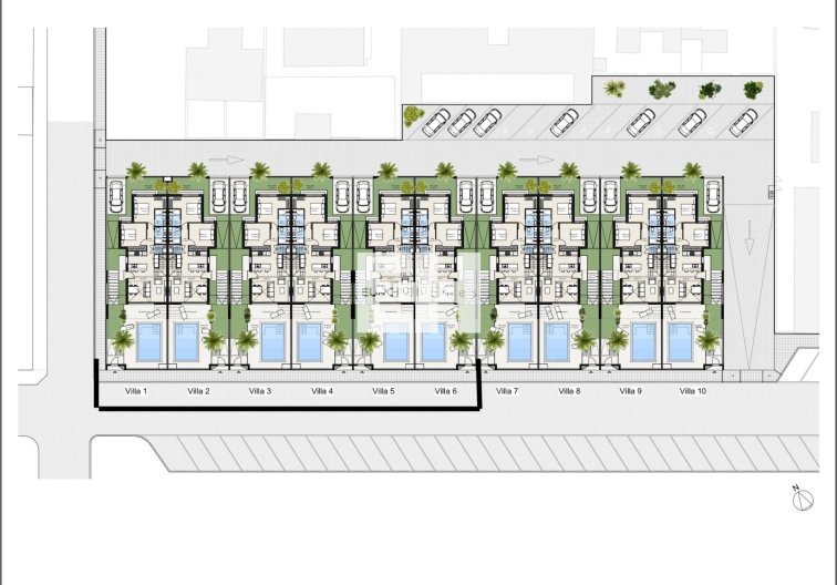 New Build - Semidetached - Los Nietos - Los Nietos playa