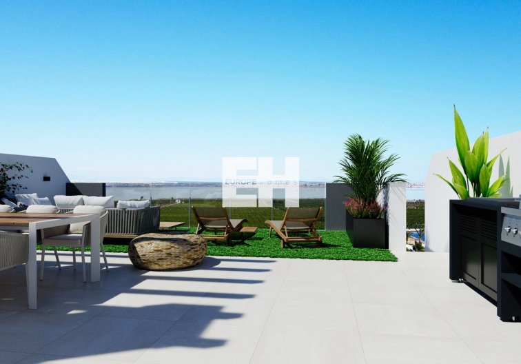 New Build - Top floor bungalow - Torrevieja - Lago Jardín II