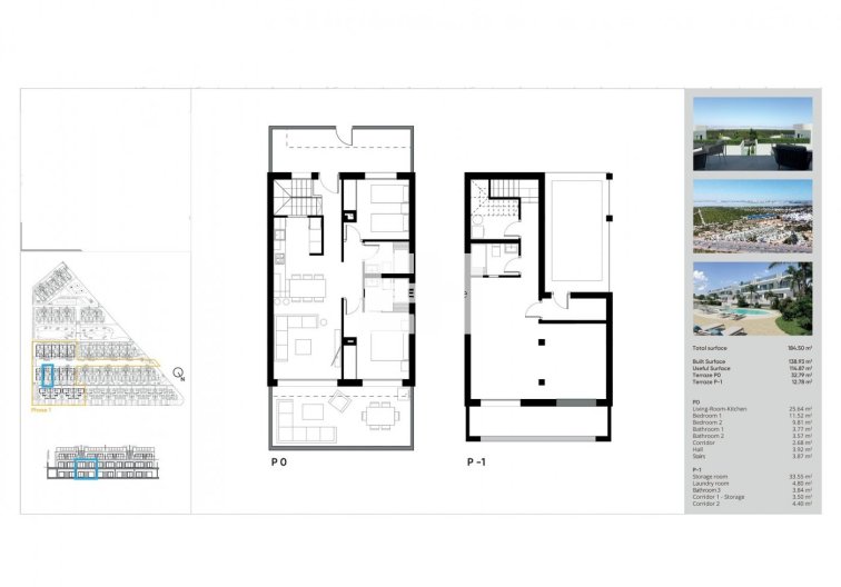 New Build - Top floor bungalow - Torrevieja - Lago Jardín II