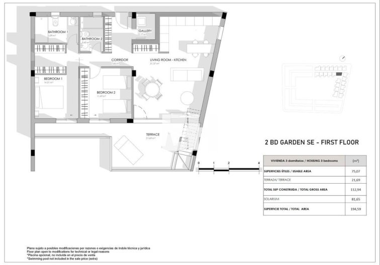 Obra Nueva - Bungalow en planta alta - Torrevieja - Villa Amalia