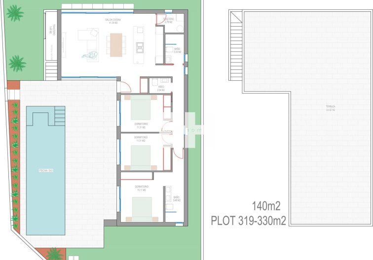 Obra Nueva - villa - San Javier - Parque del doce