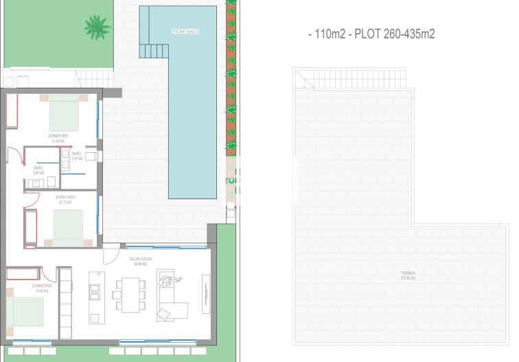 Obra Nueva - villa - San Javier - Parque del doce
