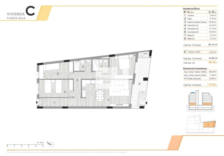 Obra Nueva - Ground floor apartment - Torrevieja - Centro