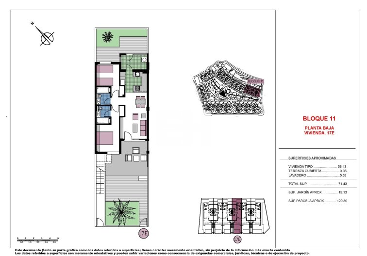 Construction Neuve - Bungalow au rez-de-chaussée - Pilar de la Horadada - Mil Palmeras