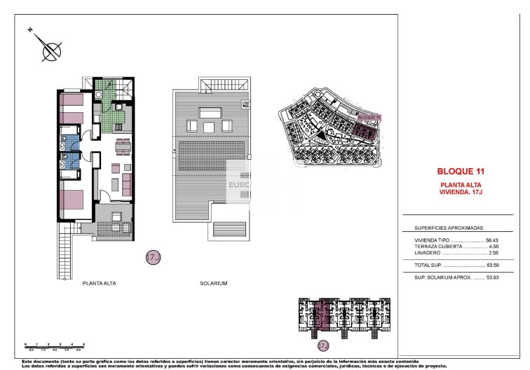 New Build - Top floor bungalow - Pilar de la Horadada - Mil Palmeras