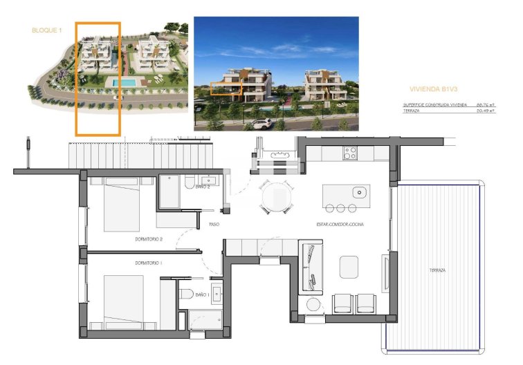 Obra Nueva - Apartamento  - Fuente Álamo - Hacienda del Alamo