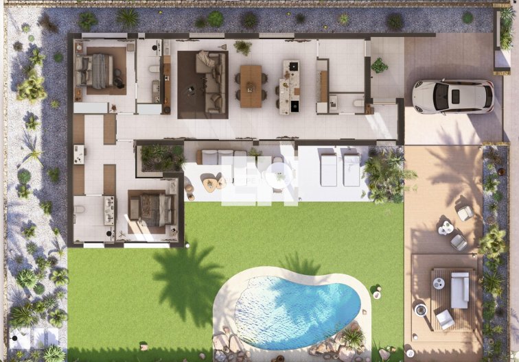 Construction Neuve - villa - Baños y Mendigo - Altaona Golf