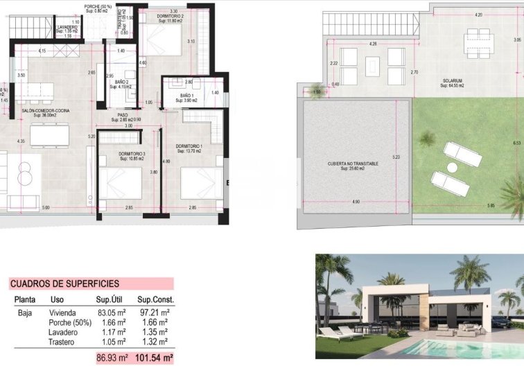Construction Neuve - villa - Alhama de Murcia - Condado De Alhama
