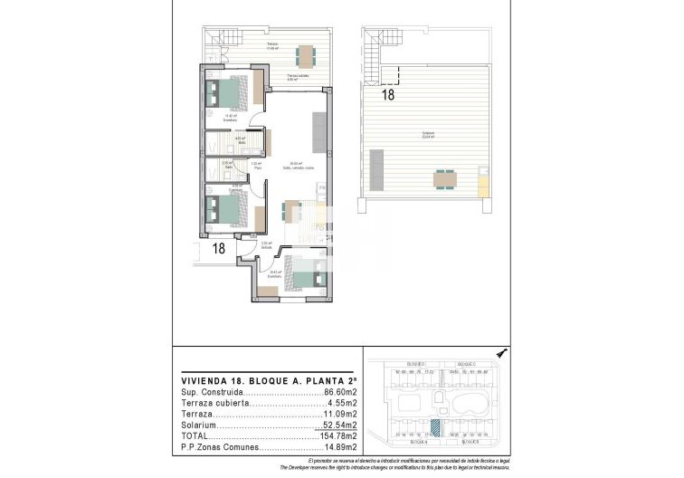 New Build - Penthouse - Torre Pacheco - San Cayetano