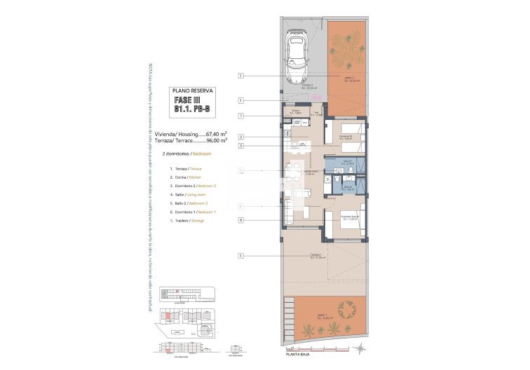 Obra Nueva - Ground floor apartment - Los Alcázares - La Serena Golf