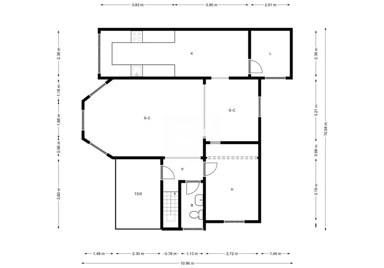 Resale - town house - Orihuela Costa - Los Almendros-la Florida