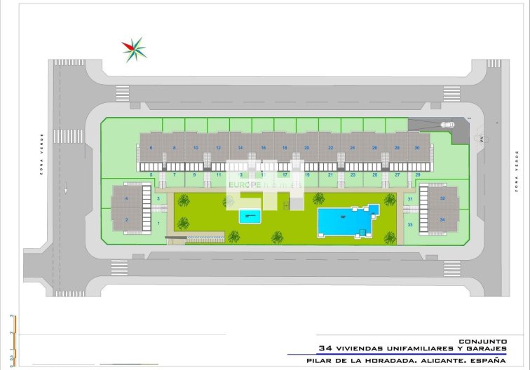 Obra Nueva - Bungalow - Pilar de la Horadada - pueblo