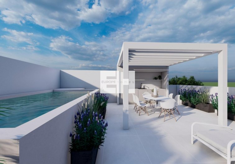 Neubau - Bungalow im obersten Stockwerk - Pilar de la Horadada - pueblo