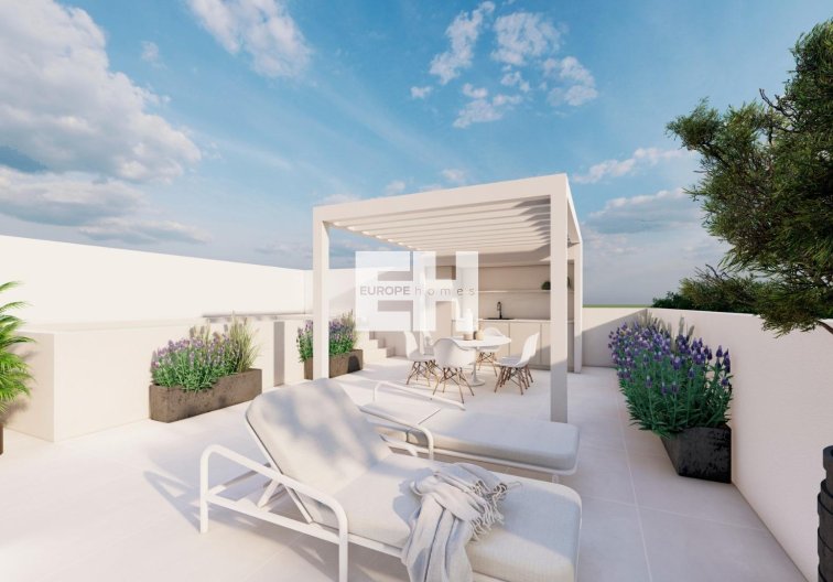 Neubau - Bungalow im obersten Stockwerk - Pilar de la Horadada - pueblo