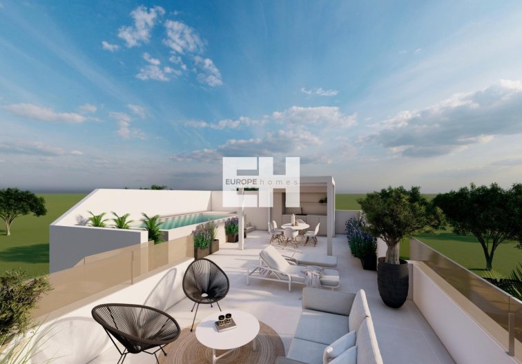 Neubau - Bungalow im obersten Stockwerk - Pilar de la Horadada - pueblo