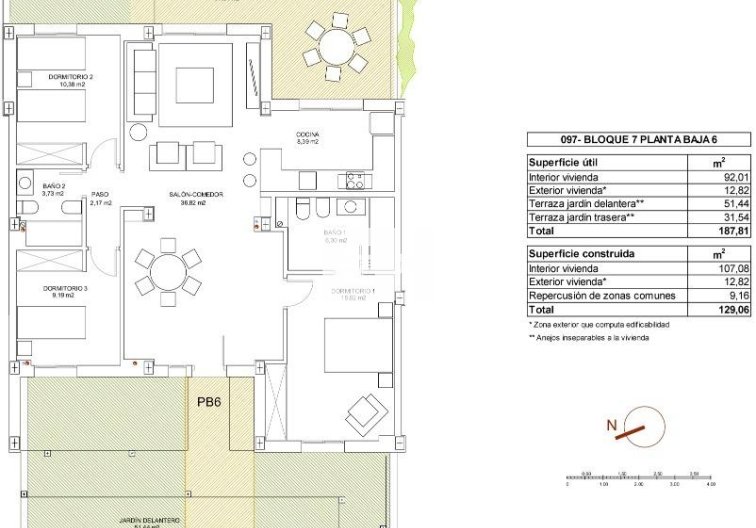 Construction Neuve - Ground floor apartment - Vera - El Playazo