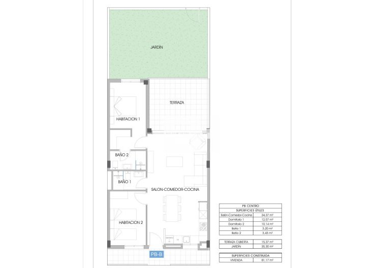 New Build - Ground floor apartment - Villajoyosa - Cala de Finestrat
