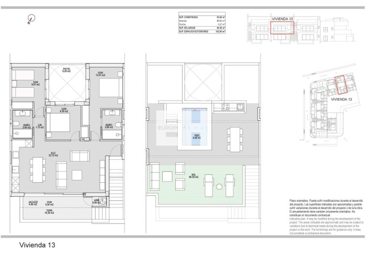 Obra Nueva - Bungalow - Pilar de la Horadada - pueblo