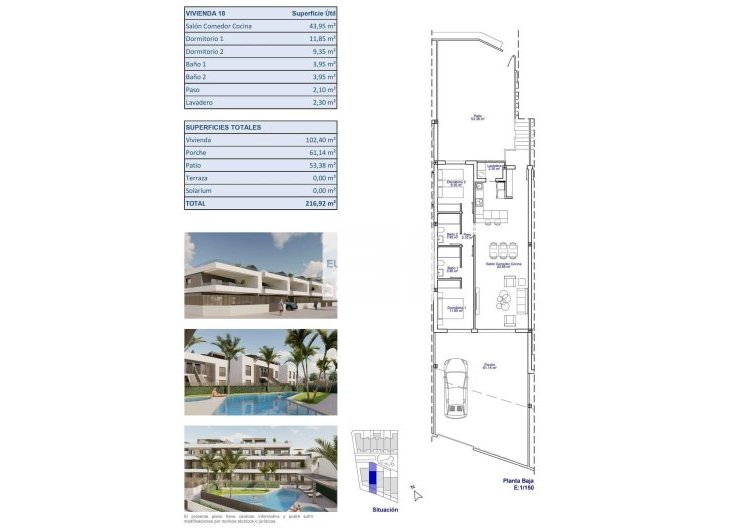 Obra Nueva - Bungalow - Pilar de la Horadada - pueblo