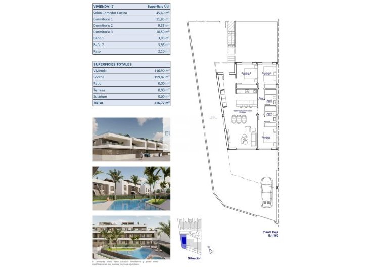 Obra Nueva - Bungalow - Pilar de la Horadada - pueblo