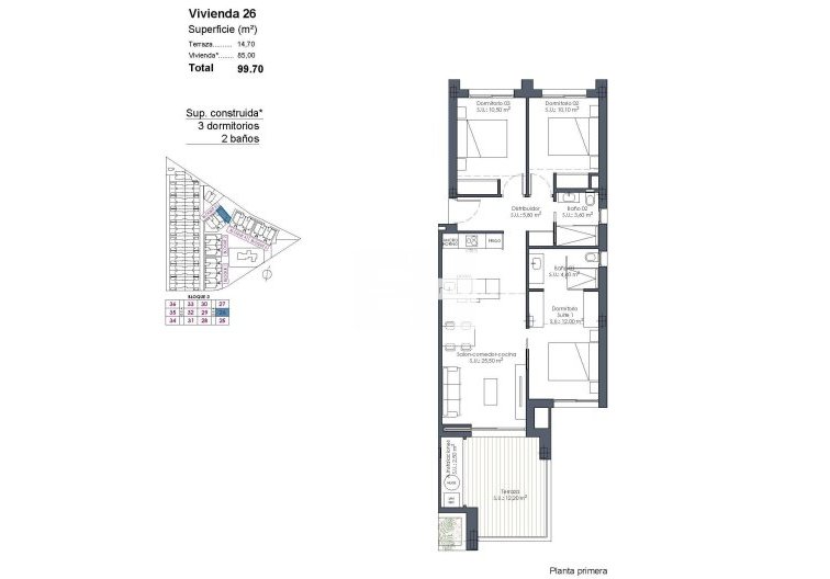 Obra Nueva - Apartamento  - Los Alcázares - Serena Golf