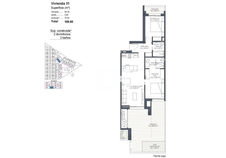 New Build - Apartment - Los Alcázares - Serena Golf