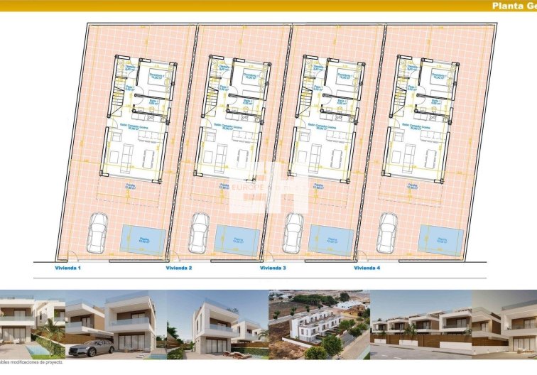 New Build - villa - Pilar de la Horadada - pueblo