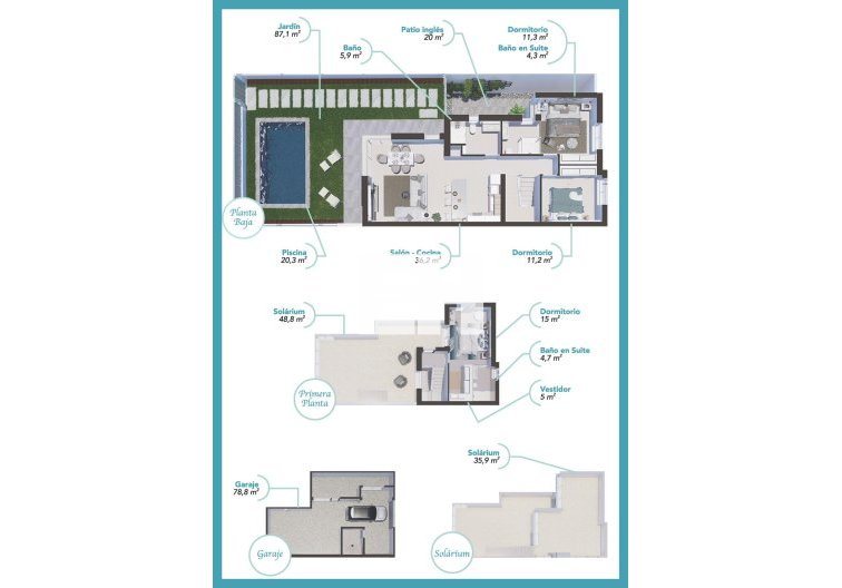 Construction Neuve - Semidetached - Los Alcázares - Torre del Rame