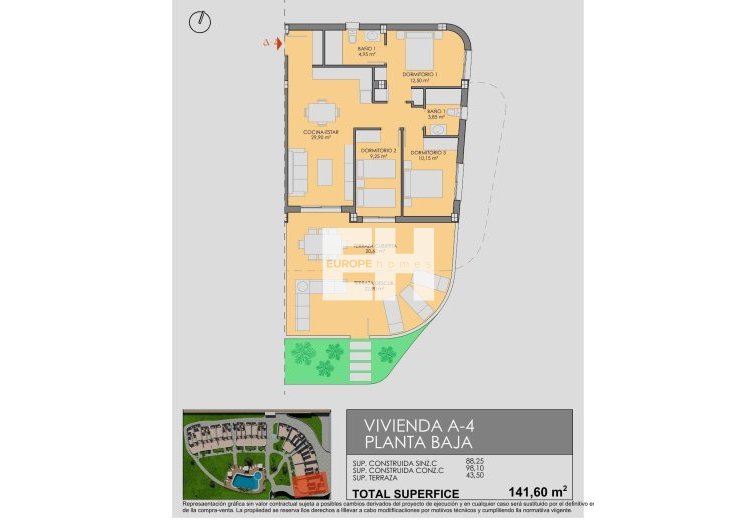 Obra Nueva - Apartamento  - Los Alcázares - Serena Golf